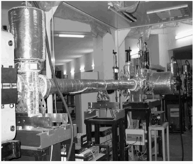 XHV section of the beam line