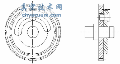 输出动轮与输出齿轮配合结构