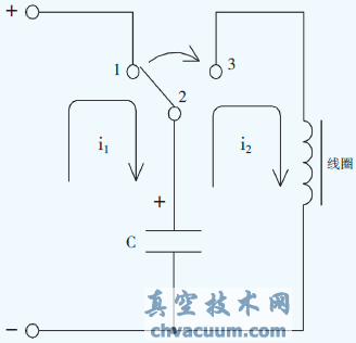 断电工作型电磁线圈电路基本原理图