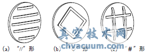 蝶阀阀板加强筋的三种典型结构
