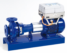 KSB的Etanorm系列工业泵配有最新的IE4级