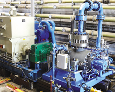 福斯公司的WNC泵是带有扩压壳的高能效筒袋泵，广泛于世界各地的电厂