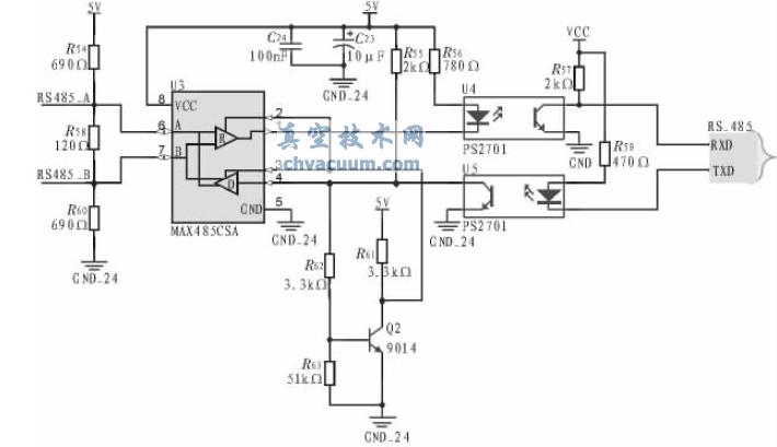  RS-485 接口电路